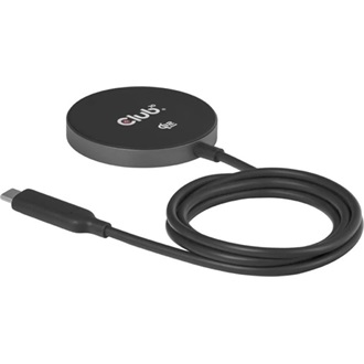 Club 3D CAC-3027 25W univerzális vezeték nélküli töltő adapter fekete (MagSafe, Qi2)