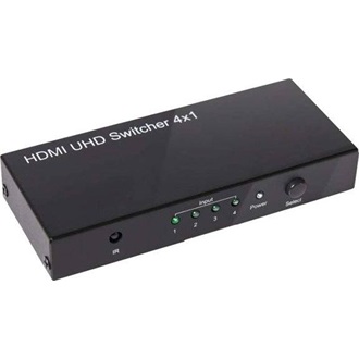 Club 3D CSV-1370 4-portos HDMI HDMI video switch fekete