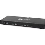 Club 3D CSV-1383 8-portos HDMI video splitter fekete (4K60Hz)