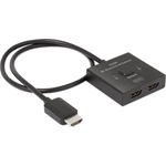 Club 3D CSV-1384 2-portos HDMI video splitter fekete