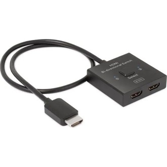 Club 3D CSV-1384 2-portos HDMI video splitter fekete