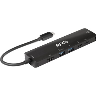 Club 3D CSV-1596 6-in-1 Hub 6-port 100W USB-C dokkoló fekete