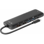 Club 3D CSV-1597 Travel Dock 8-port 100W USB-C dokkoló fekete