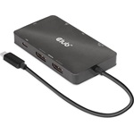 Club 3D CSV-1598 7-port 100W USB-C dokkoló fekete
