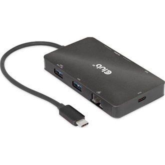 Club 3D CSV-1598 7-port 100W USB-C dokkoló fekete