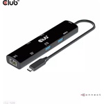 Club 3D CSV-1599 6-port 100W USB4 dokkoló (PD3.0) fekete