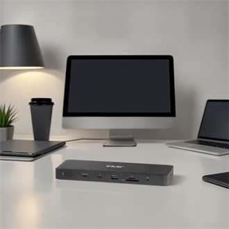 Club 3D CSV-2540 Quad Display 13-port 100W USB-C dokkoló fekete