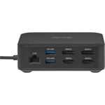 Club 3D CSV-2542 Quad DisplayLink 12-port 100W USB-C dokkoló fekete