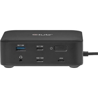 Club 3D CSV-2542 Quad DisplayLink 12-port 100W USB-C dokkoló fekete
