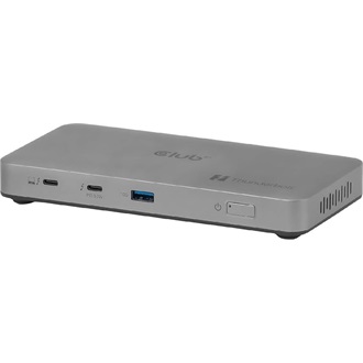 Club 3D CSV-2563 Triple-video 4-port 180W Thunderbolt 5 dokkoló szürke