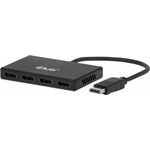 Club 3D CSV-7400 4-portos DisplayPort 1.4 DisplayPort hub fekete