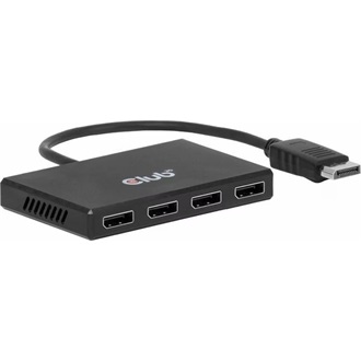 Club 3D CSV-7400 4-portos DisplayPort 1.4 DisplayPort hub fekete