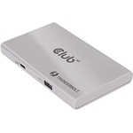 Club 3D Thunderbolt 4 Portable 5-in-1 5-portos USB3.2 Gen 2×1 A USB3.2 Gen 2×1 C hub ezüst