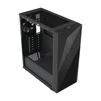 Cooler Master CMP 520L táp nélküli ablakos Mid Tower számítógépház fekete