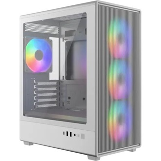 Cooler Master Elite 350 táp nélküli ablakos MT Mini Tower számítógépház fehér