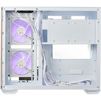 Cooler Master Elite 481 Wood táp nélküli ablakos MT Mini Tower számítógépház fehér