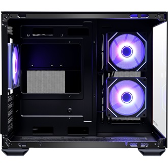 Cooler Master Elite 481 Wood táp nélküli ablakos MT Mini Tower számítógépház fekete
