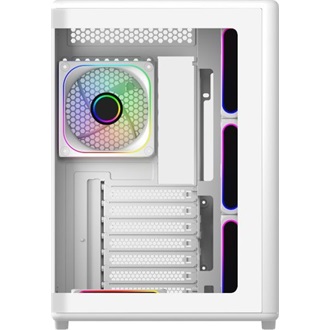 Cooler Master Elite 600 táp nélküli ablakos Mid Tower számítógépház fekete