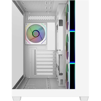 Cooler Master Elite 681 táp nélküli ablakos Mid Tower számítógépház fehér