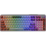 Cooler Master MK770 Bluetooth / vezeték nélküli / USB-C magyar gaming Kailh Box V2 Red mechanikus billentyűzet szürke (S