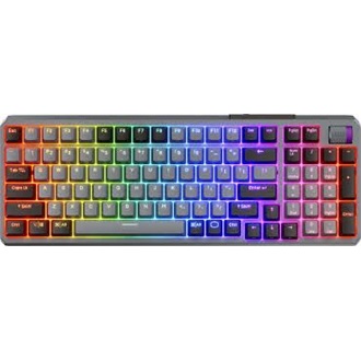 Cooler Master MK770 Bluetooth / vezeték nélküli / USB-C magyar gaming Kailh Box V2 Red mechanikus billentyűzet szürke (S
