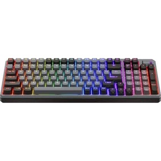 Cooler Master MK770 Bluetooth / vezeték nélküli / USB-C angol (US) gaming Kailh Box V2 Red mechanikus billentyűzet szürk