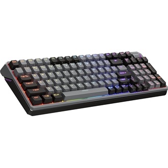 Cooler Master MK770 Bluetooth / vezeték nélküli / USB-C angol (US) gaming Kailh Box V2 Red mechanikus billentyűzet szürk