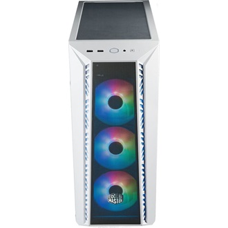 Cooler Master MasterBox 520 Mesh táp nélküli ablakos Mid Tower számítógépház fehér