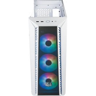 Cooler Master MasterBox 520 Mesh táp nélküli ablakos Mid Tower számítógépház fehér