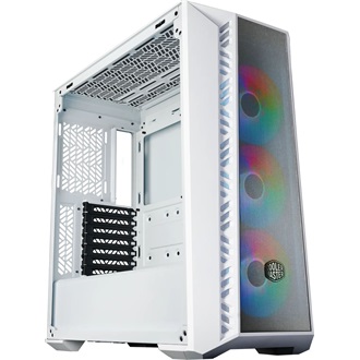 Cooler Master MasterBox 520 Mesh táp nélküli ablakos Mid Tower számítógépház fehér