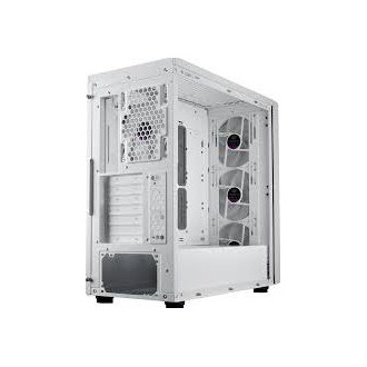 Cooler Master MasterBox 600 táp nélküli ablakos Mid Tower számítógépház fehér