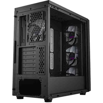 Cooler Master MasterBox 600 táp nélküli ablakos Mid Tower számítógépház fekete
