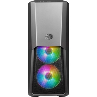 Cooler Master MasterBox MB500 ARBG táp nélküli ablakos Mid Tower számítógépház fekete