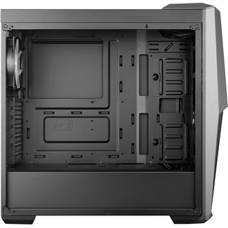 Cooler Master MasterBox MB500 ARBG táp nélküli ablakos Mid Tower számítógépház fekete