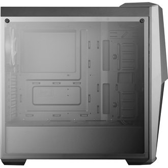 Cooler Master MasterBox MB500 ARBG táp nélküli ablakos Mid Tower számítógépház fekete