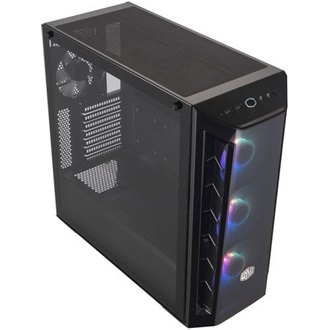 Cooler Master MasterBox MB520 ARBG táp nélküli ablakos Mid Tower számítógépház fekete