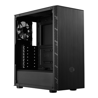 Cooler Master MasterBox MB600L V2 táp nélküli Mid Tower számítógépház fekete (without ODD; Steel)