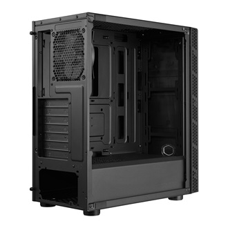Cooler Master MasterBox MB600L V2 táp nélküli Mid Tower számítógépház fekete (without ODD; Steel)