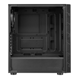 Cooler Master MasterBox MB600L V2 táp nélküli Mid Tower számítógépház fekete (without ODD; Steel)