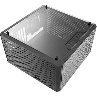 Cooler Master MasterBox Q300L táp nélküli ablakos MT Mini Tower számítógépház fekete