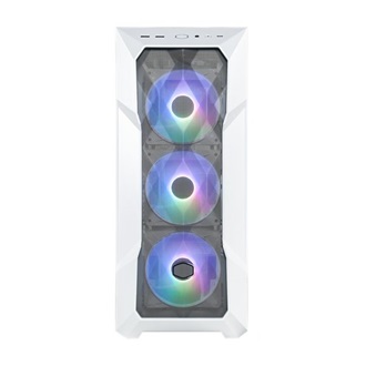 Cooler Master MasterBox TD500 Mesh V2 ARGB táp nélküli ablakos Mid Tower számítógépház fehér