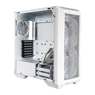 Cooler Master MasterCase HAF 500 táp nélküli ablakos Mid Tower számítógépház fehér
