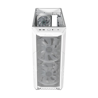 Cooler Master MasterCase HAF 500 táp nélküli ablakos Mid Tower számítógépház fehér