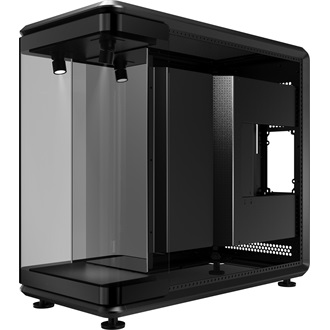 Cooler Master MasterFrame 360 Panorama táp nélküli ablakos Mid Tower számítógépház fekete