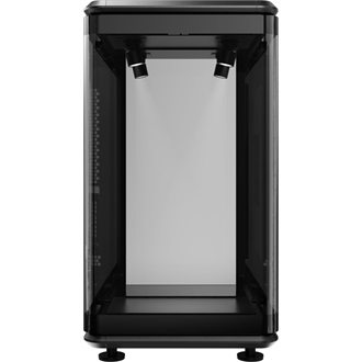 Cooler Master MasterFrame 360 Panorama táp nélküli ablakos Mid Tower számítógépház fekete
