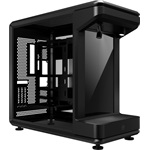 Cooler Master MasterFrame 360 Stage LCD táp nélküli ablakos Mid Tower számítógépház fekete