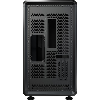 Cooler Master MasterFrame 360 Stage LCD táp nélküli ablakos Mid Tower számítógépház fekete