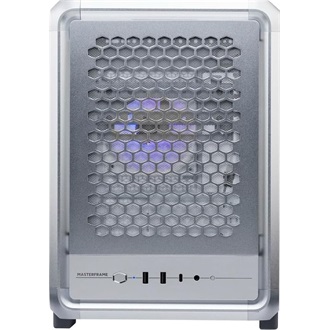 Cooler Master MasterFrame 400 Mesh táp nélküli ablakos MT Mini Tower számítógépház ezüst
