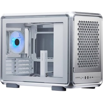 Cooler Master MasterFrame 400 Mesh táp nélküli ablakos MT Mini Tower számítógépház ezüst