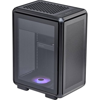 Cooler Master MasterFrame 400 Mesh táp nélküli ablakos MT Mini Tower számítógépház fekete